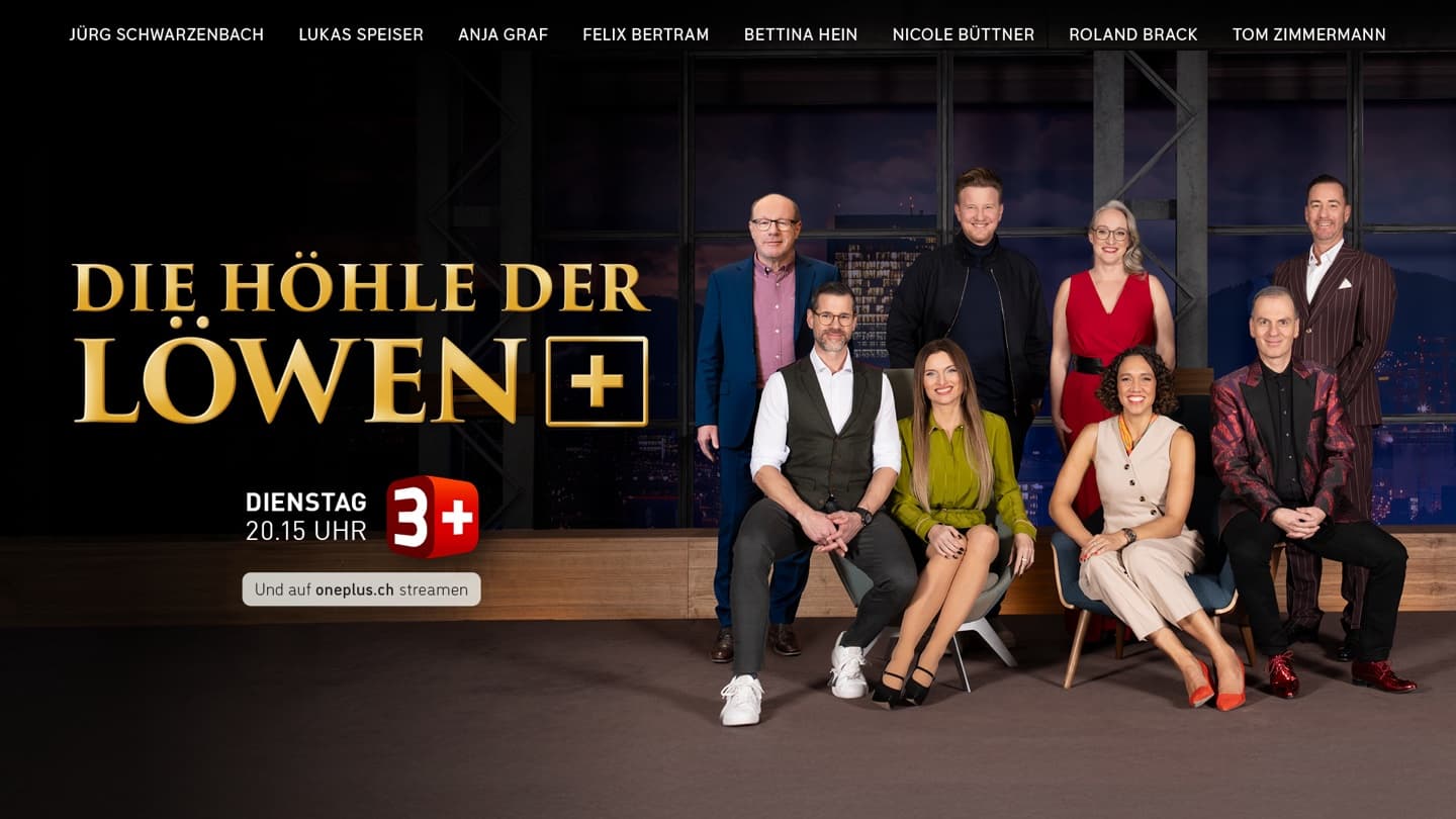 Die Höhle der Löwen Schweiz – vollständiges Sendungsbild mit allen acht Investoren